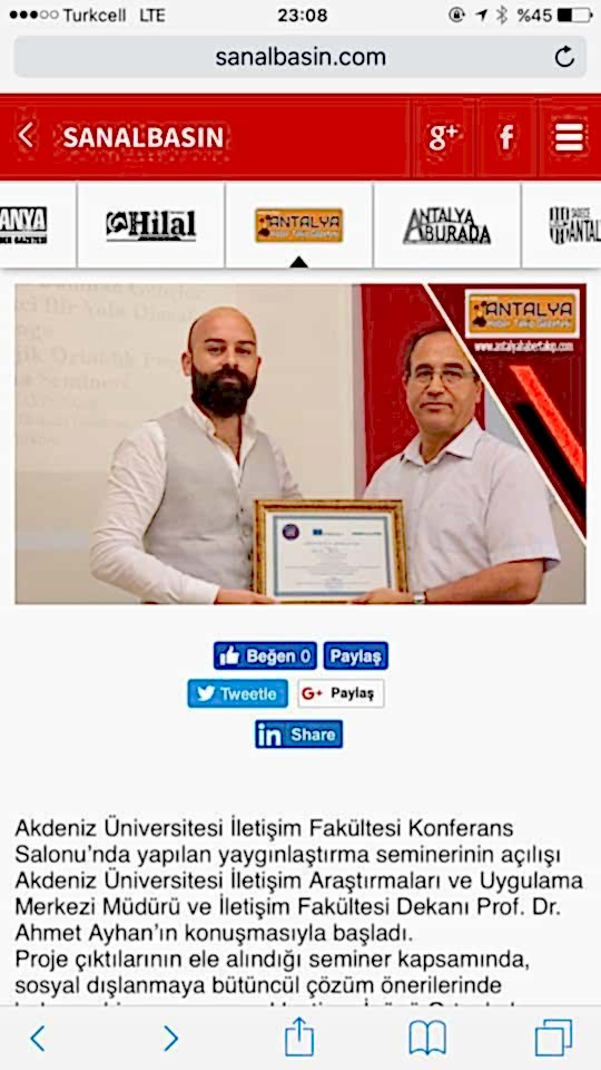 en ünlü psikolog antalya gazete 